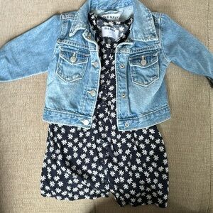2 piece outfit Adorable Denim jacket and dress from Old Navy